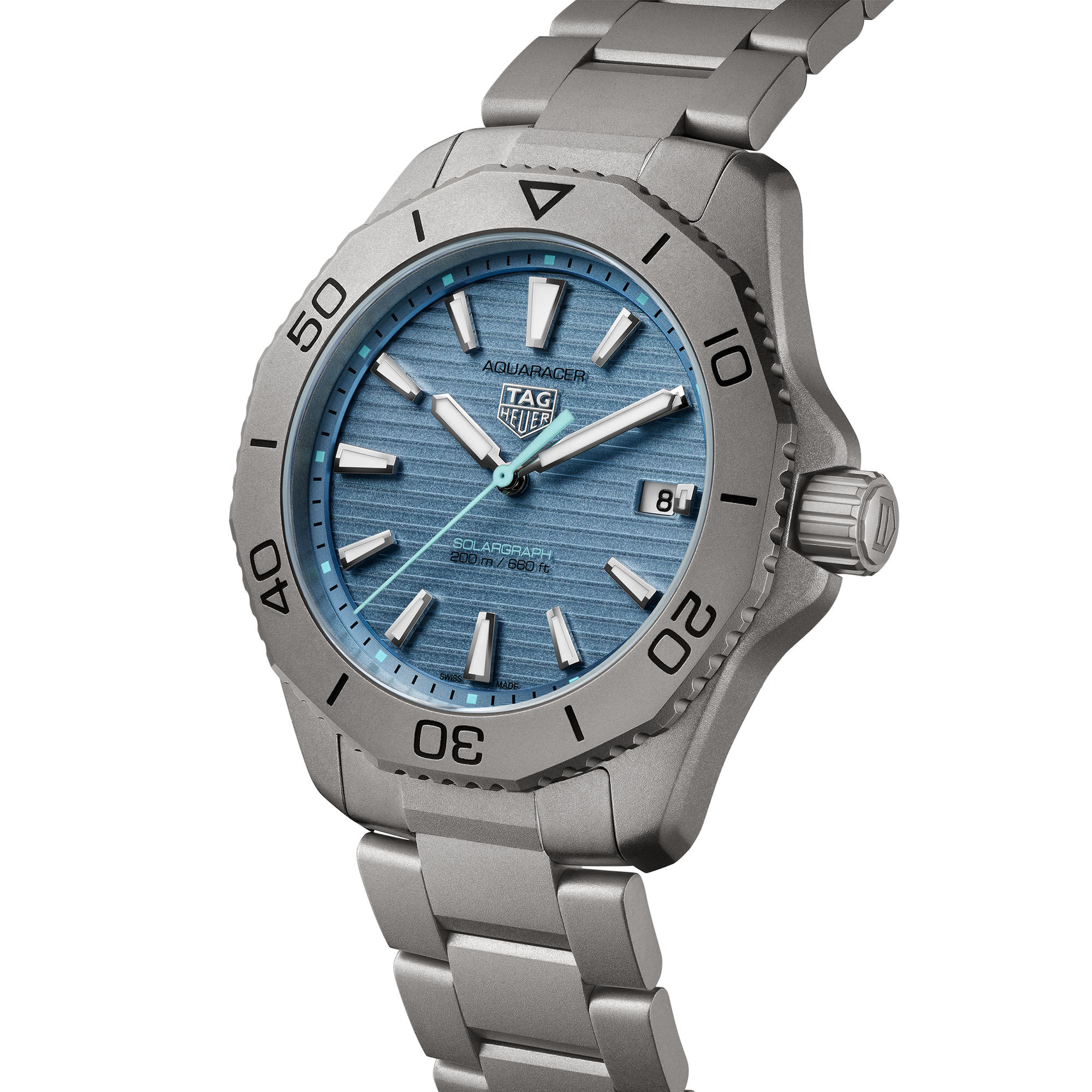 TAG Heuer Aquaracer Professional 200 Solargraph 40 mm Titanium